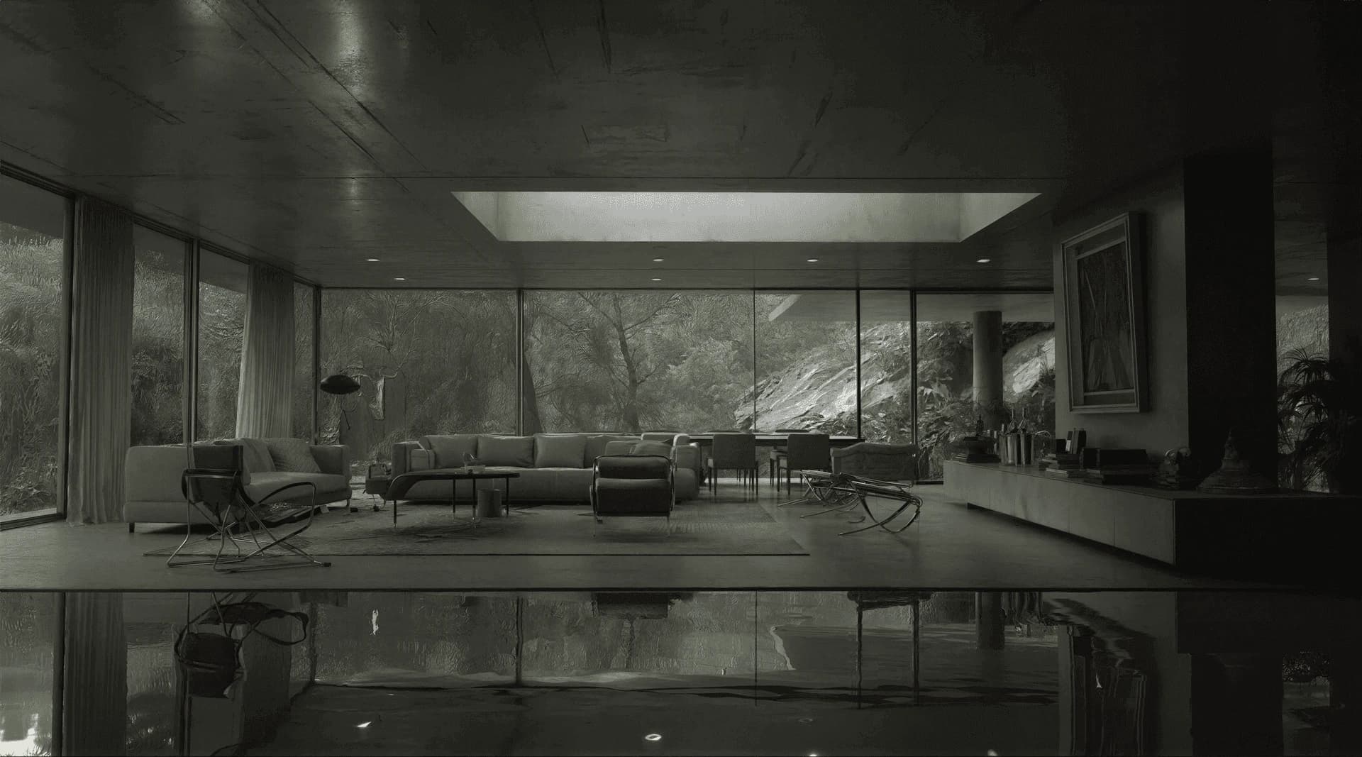 Intérieur moderne au calme